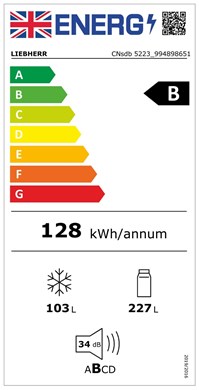 Liebherr CNsdb 5223 Plus Freestanding Fridge and freezer