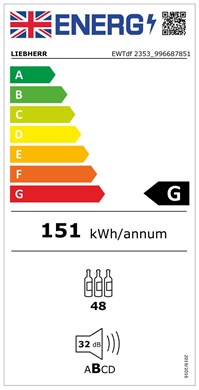 Liebherr EWTdf 2353 Vinidor Fully integrated 48 Bottle Wine Cabinet (Discontinued)