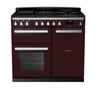 Rangemaster ESDL100DFPBOR/CM1 Estel Deluxe 100 Dual Fuel Range Cooker - Bordeaux - A Rated Thumbnail