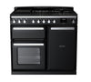 Rangemaster ESDL100DFPGBL/CM1 Estel Deluxe 100 Dual Fuel Range Cooker - Gloss Black - A Rated Thumbnail