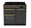 Rangemaster ESDL100DFPSLT/AB1 Estel Deluxe 100 Dual Fuel Range Cooker - Slate - A Rated Thumbnail