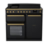 Rangemaster ESDL100EIPGBL/AB1 Estel Deluxe 100 Induction Range Cooker - Gloss Black - A Rated Thumbnail