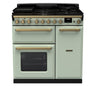 Rangemaster ESDL90DFPMNT/AB1 Estel Deluxe 90 Dual Fuel Range Cooker - Mint - A Rated Thumbnail