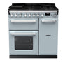 Rangemaster ESDL90DFPMSB/CM1 Estel Deluxe 90 Dual Fuel Range Cooker - Misty Blue - A Rated Thumbnail