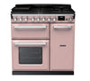 Rangemaster ESDL90DFPPPK/CM1 Estel Deluxe 90 Dual Fuel Range Cooker - Pale Pink - A Rated Thumbnail