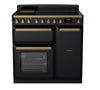 Rangemaster ESDL90EIPGBL/AB1 Estel Deluxe 90 Induction Range Cooker - Gloss Black - A Rated Thumbnail
