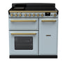 Rangemaster ESDL90EIPMSB/AB1 Estel Deluxe 90 Induction Range Cooker - Misty Blue - A Rated Thumbnail