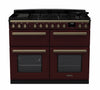 Rangemaster ESDLB110DFPBOR/AB1 Estel Deluxe 110 Dual Fuel Range Cooker - Bordeaux - A Rated Thumbnail