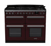 Rangemaster ESDLB110DFPBOR/CM1 Estel Deluxe 110 Dual Fuel Range Cooker - Bordeaux - A Rated Thumbnail