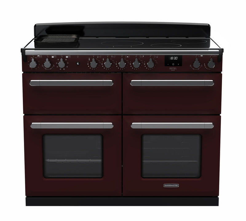 Rangemaster ESDLB110EIPBOR/CM1 Estel Deluxe 110 Induction Range Cooker - Bordeaux - A Rated