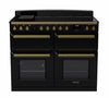 Rangemaster ESDLB110EIPGBL/AB1 Estel Deluxe 110 Induction Range Cooker - Gloss Black - A Rated Thumbnail