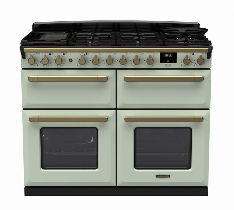 Rangemaster ESDLB110EIPMNT/AB1 Estel Deluxe 110 Induction Range Cooker - Mint - A Rated