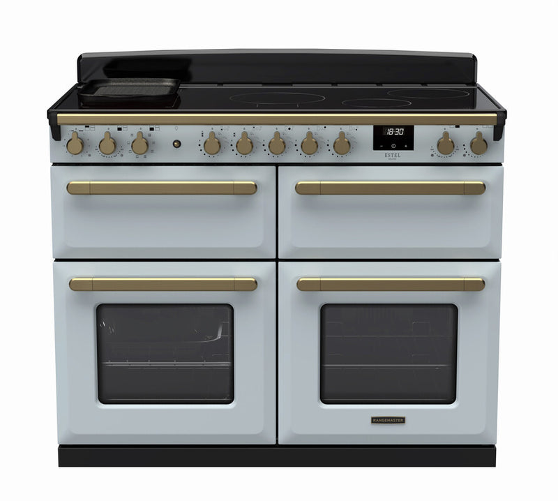 Rangemaster ESDLB110EIPMSB/AB1 Estel Deluxe 110 Induction Range Cooker - Misty Blue - A Rated