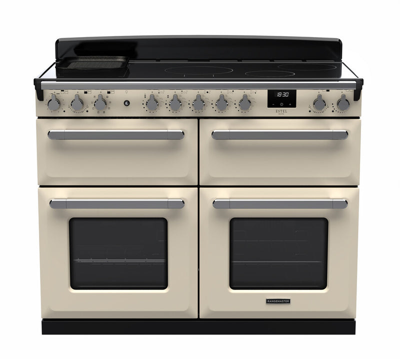 Rangemaster ESDLB110EIPPCR/CM1 Estel Deluxe 110 Induction Range Cooker - Pale Cream - A Rated
