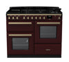 Rangemaster ESDLO110DFPBOR/AB1 Estel Deluxe 110 Dual Fuel Range Cooker - Bordeaux - A Rated Thumbnail