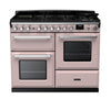 Rangemaster ESDLO110DFPPPK/CM1 Estel Deluxe 110 Dual Fuel Range Cooker - Pale Pink - A Rated Thumbnail