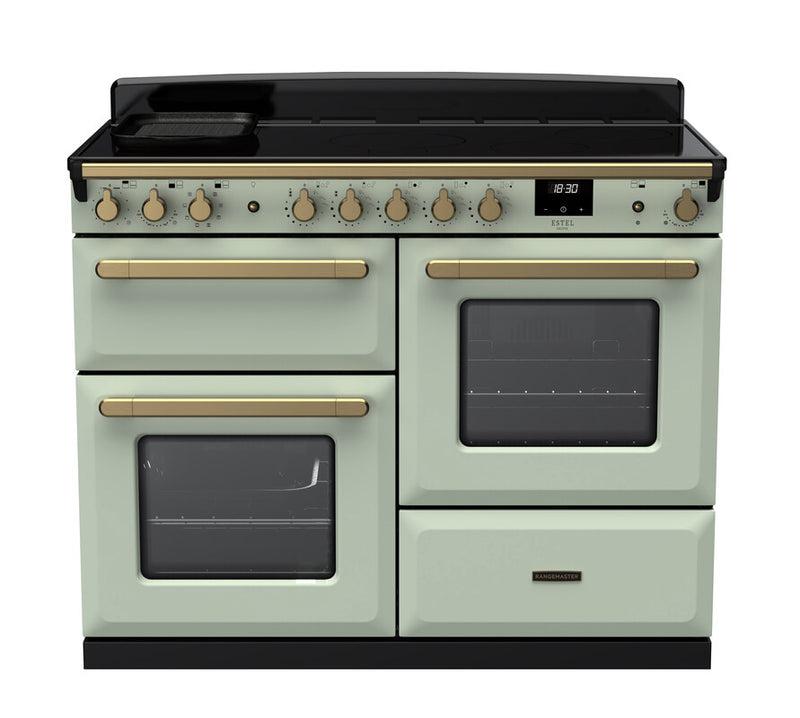 Rangemaster ESDLO110EIPMNT/AB1 Estel Deluxe 110 Induction Range Cooker - Mint - A Rated