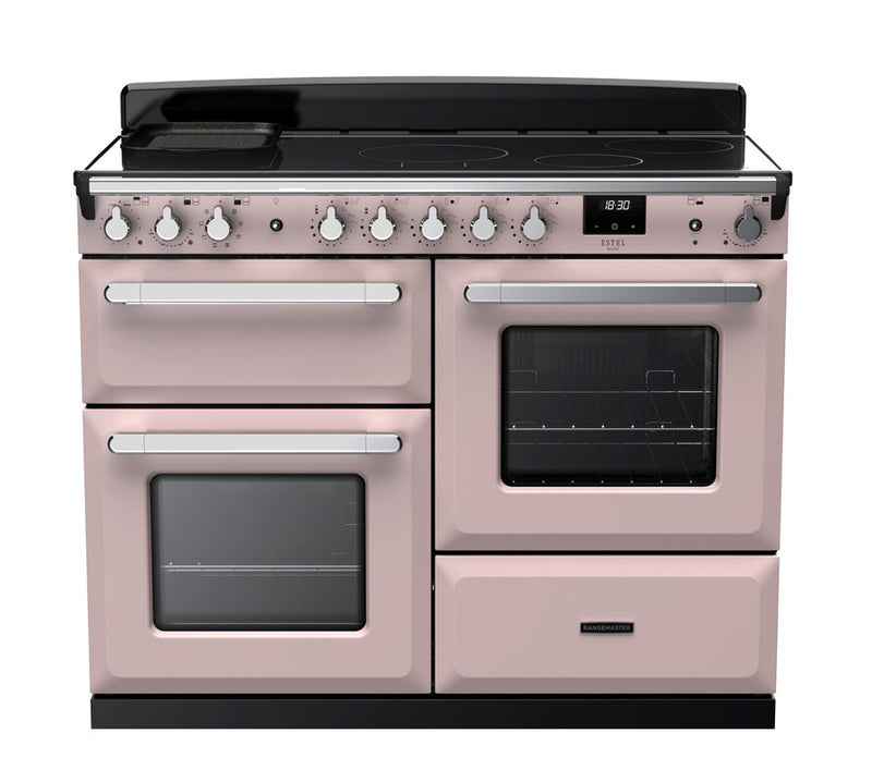 Rangemaster ESDLO110EIPPPK/CM1 Estel Deluxe 110 Induction Range Cooker - Pale Pink - A Rated