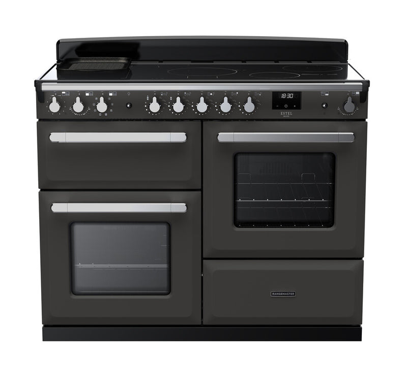 Rangemaster ESDLO110EIPSLT/CM1 Estel Deluxe 110 Induction Range Cooker - Slate - A Rated