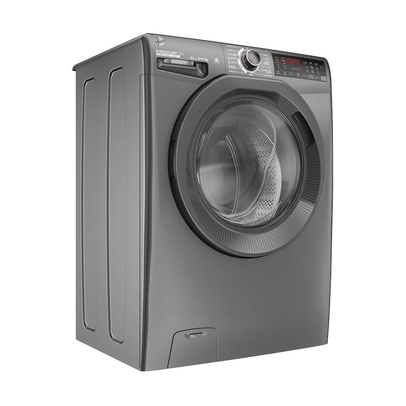 Hoover H3DPS4966TAMRR80 H-Wash&Dry 350 6/9kg 1400rpm D/A Rated Freestanding Washer Dryer - Graphite (Discontinued)