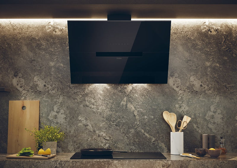 Haier HADG9CBS4BWIFI 90cm Angled Glass WiFi Chimney (Discontinued)