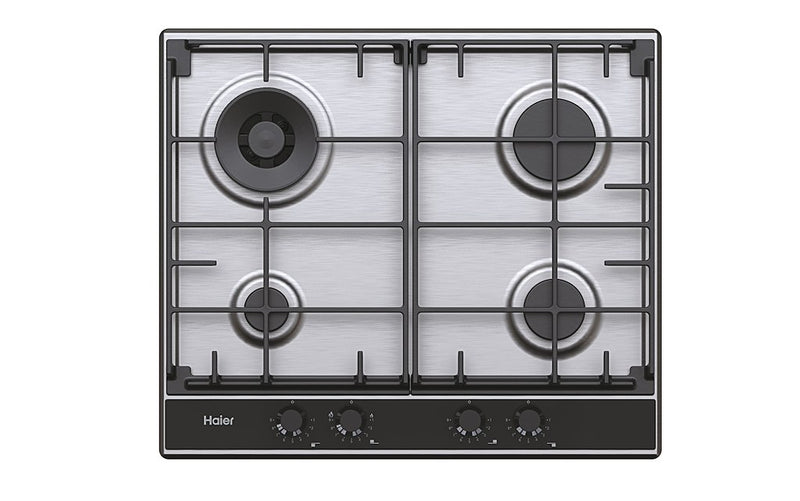 Haier HAHG6BR4S2X 60cm Gas Hob - Stainless Steel (Discontinued)