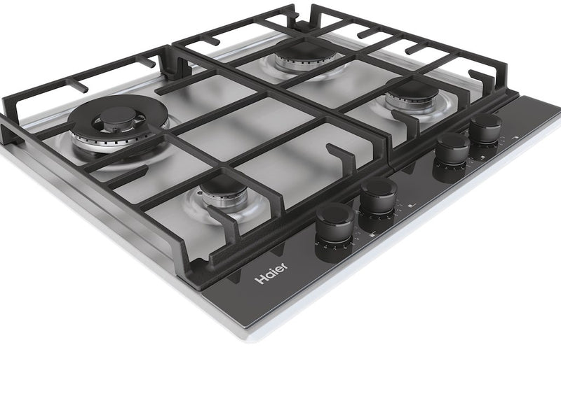 Haier HAHG6BR4S2X 60cm Gas Hob - Stainless Steel (Discontinued)