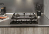 Haier HAHG6BR4S2X 60cm Gas Hob - Stainless Steel (Discontinued) Thumbnail