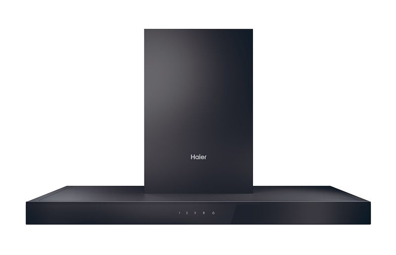 Haier HATS9CBS4B 90cm Chimney Cooker Hood - Black (Discontinued)