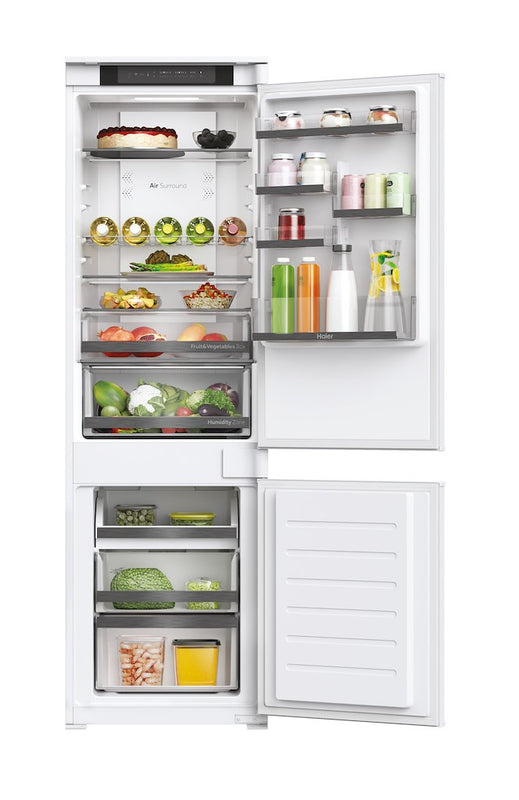 Haier HBW5518EK-1 Built-In Fridge Freezer - White - E Rated (Discontinued)