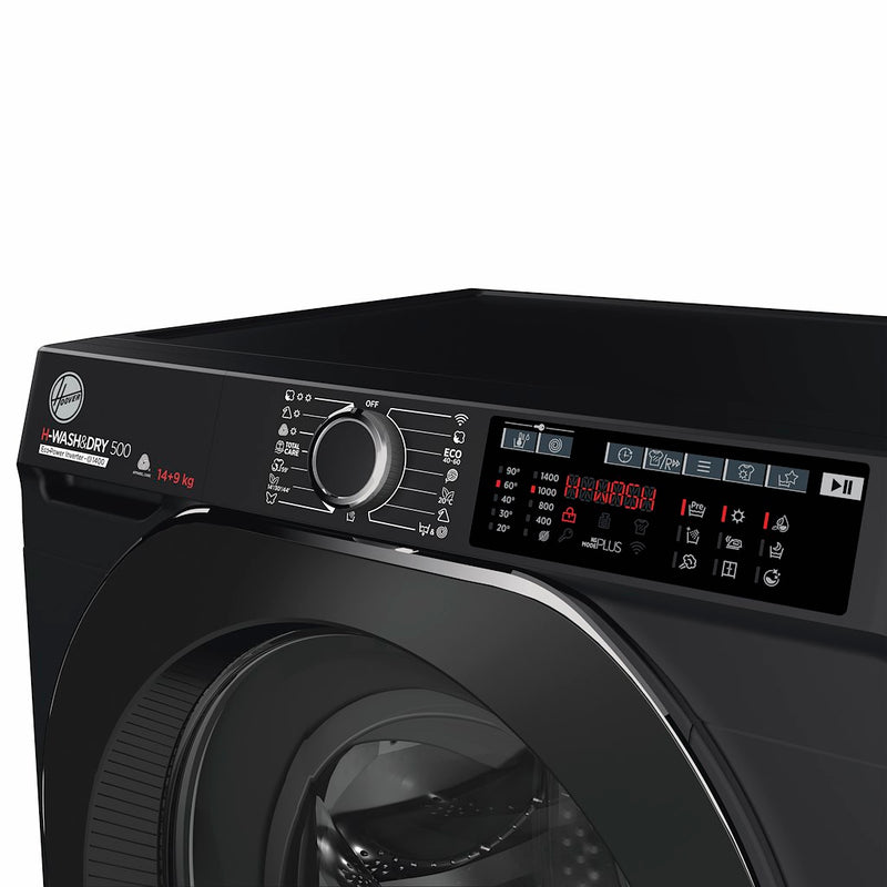 Hoover HD4149AMBCB/1-80 H-Wash&Dry 500 14/9kg 1400rpm D/A Rated Freestanding Washer Dryer - Black (Discontinued)