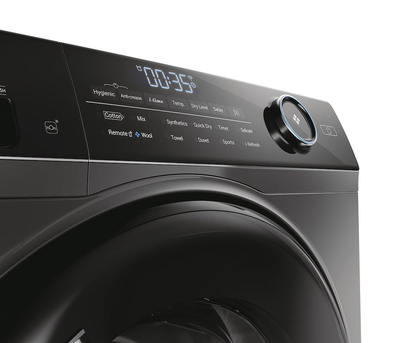 Haier HD90-A3959S I Pro Series 5 9kg Heat Pump Tumble Dryer - A+++ Energy Rated - Graphite (Discontinued)