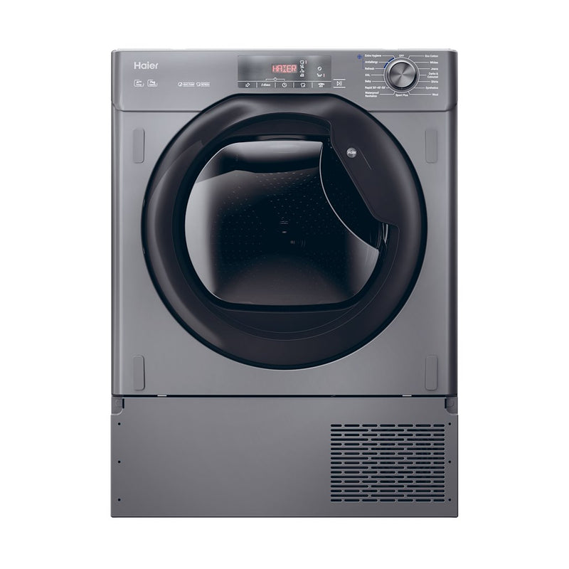 Haier HDB4 H7A2TBERX80 Series 4 7kg A++ Rated Integrated Tumble Dryer - Graphite (Discontinued)
