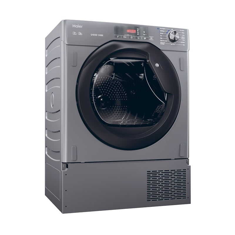 Haier HDB4 H7A2TBERX80 Series 4 7kg A++ Rated Integrated Tumble Dryer - Graphite (Discontinued)