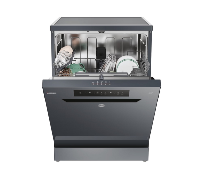 Hoover H-Dish 300 HF 4C7L0A-80 Freestanding 14 Place Setting Dishwasher - Graphite (Discontinued)
