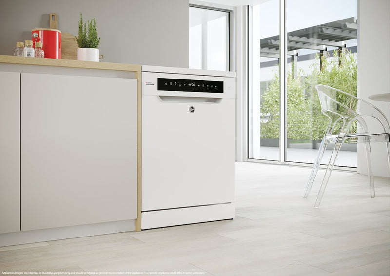 Hoover HF 6C2F0PW-80 Freestanding 60cm 16 Place Setting Dishwasher (Discontinued)