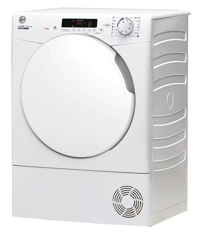 Hoover HLE C9DF H-Dry 300 Lite 9kg Freestanding Tumble Dryer - White (Discontinued)