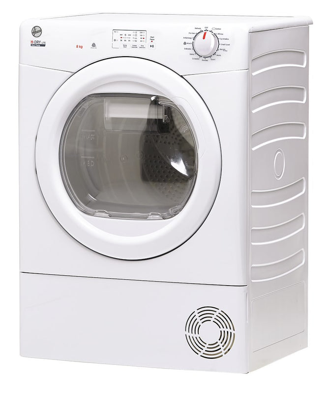 Hoover HLE H8A1LE-80 H-Dry 300 Heat Pump Tumble Dryer with Aquavision - A+ Energy Rated - White (Discontinued)