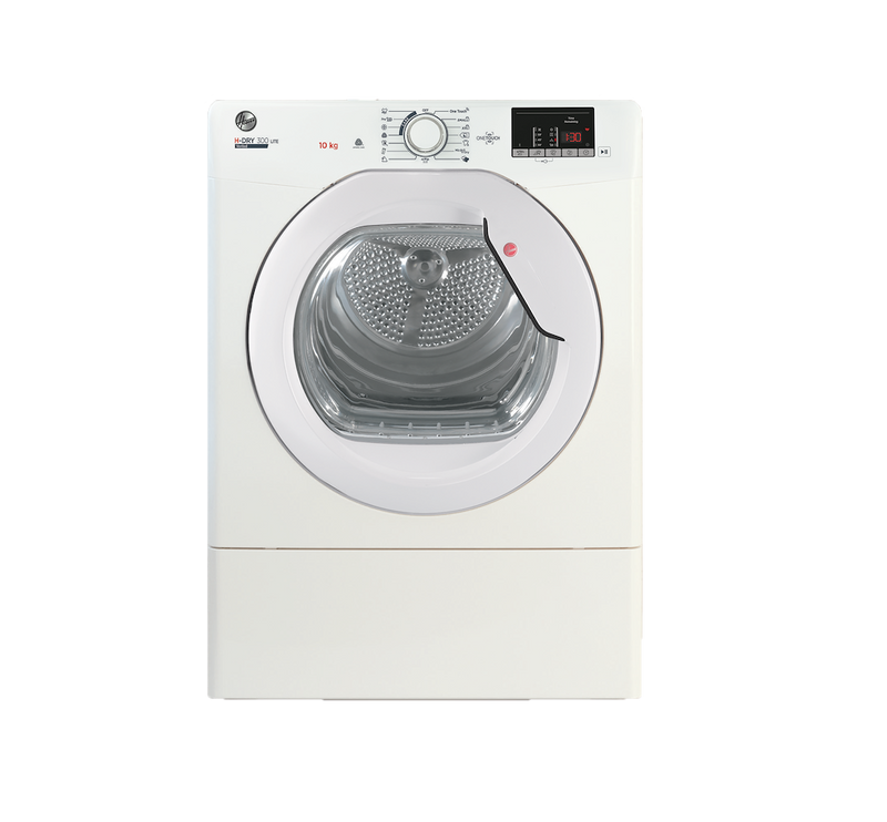 Hoover HLE V10DG-80 H-Dry 300 10kg Vented Tumble Dryer - C Energy Rated - White (Discontinued)