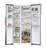Haier HSR5918DNMP 90cm American Style Side-by-Side Fridge Freezer - Platinum Inox Thumbnail
