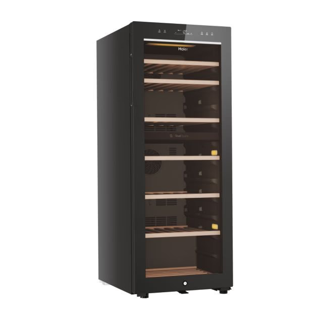 Haier HWS77GDAU1 Freestanding Wine Cooler - Black - G Rated