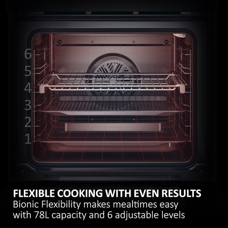 Haier H6 ID25G3HTB2 Built-In Single Oven with Steam Clean and WiFi