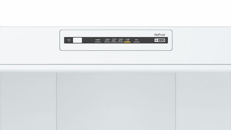 Bosch Series 2 KGN36NWEAG, Free-standing fridge-freezer with freezer at bottom