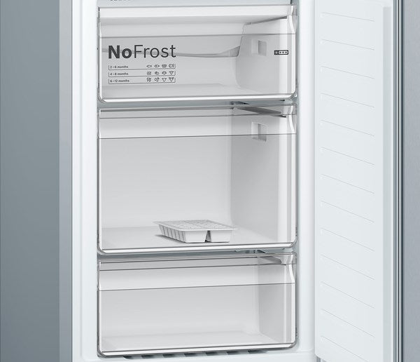 Bosch Series 2 KGN34NLEAG, Free-standing fridge-freezer with freezer at bottom