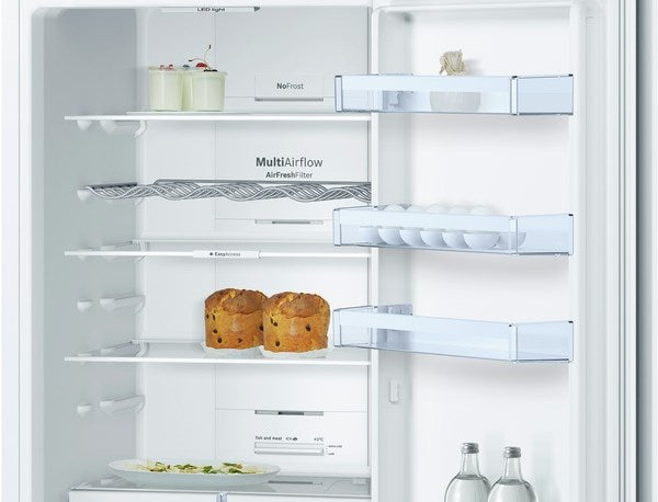 Bosch KGN39XW36, free-standing fridge-freezer with freezer at bottom (Discontinued)