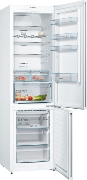 Bosch KGN39XW36, free-standing fridge-freezer with freezer at bottom (Discontinued)