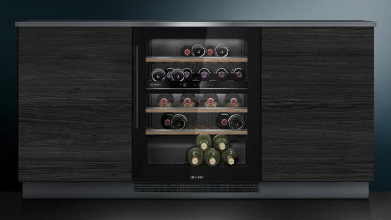 Siemens iQ 500 KU21WAHG0G, Wine cooler with glass door