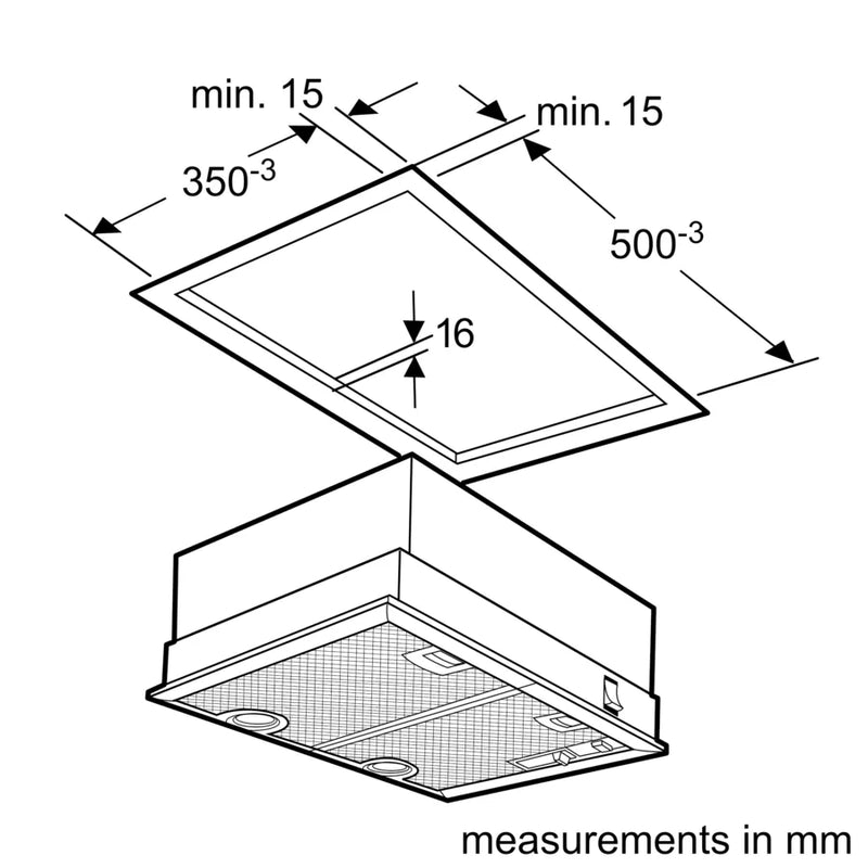 Neff N 30 D5655X1GB, Canopy cooker hood Silver
