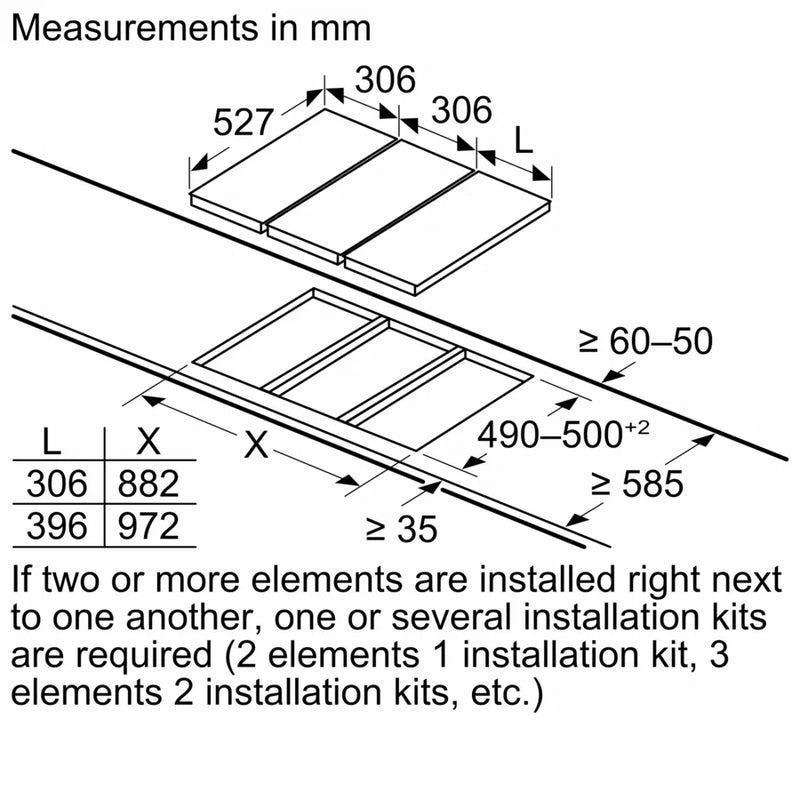 Bosch Series 6 PIB375FB1E, Domino induction hob (Discontinued)