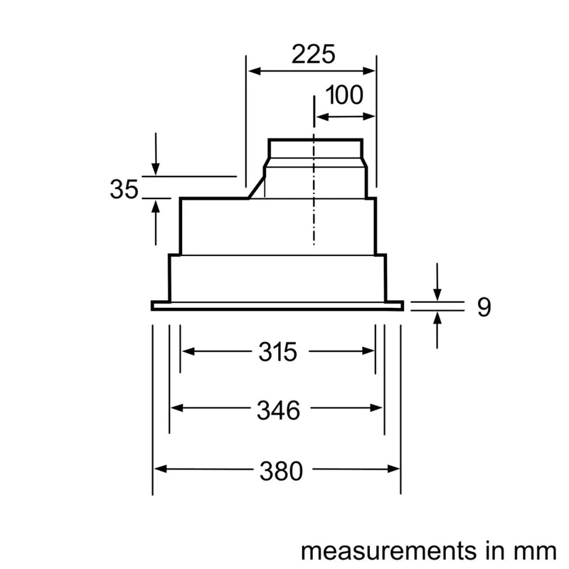 Neff N 30 D5655X1GB, Canopy cooker hood Silver